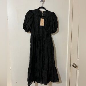 Anthropologie black dress